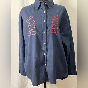 Mickey Disney Unlimited Jerry Leigh Button-up shirt